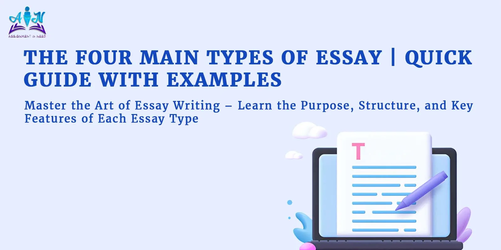 The Four Main Types of Essay | Quick Guide with Examples